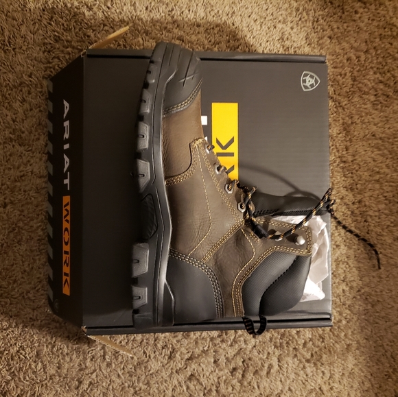 Ariat Men's Size 10 Treadfast Work Boots - Picture 5 of 8